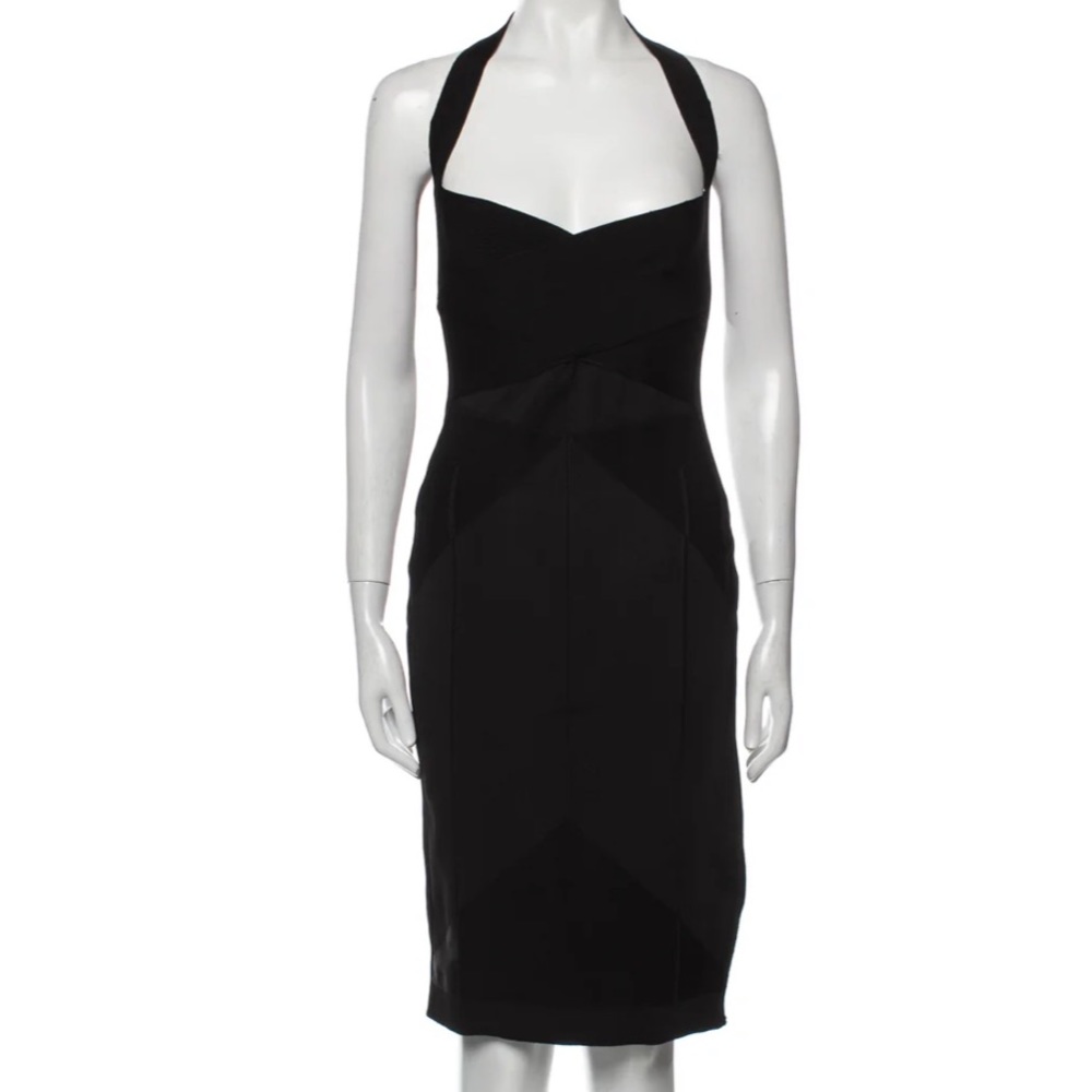 Narciso Rodriguez Halter Mini Dress